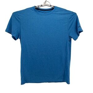 Spalding T-Shirt Mens Large Blue Dri-Power Performance Active Short Sleeve‎ Tee